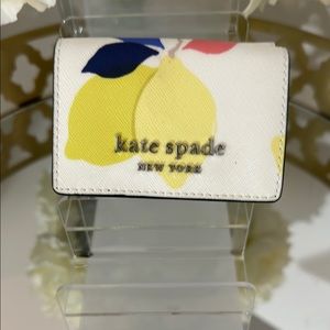 Kate Spade Lemon Print Small Wallet